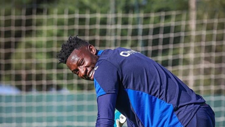 Andre Onana ilk antrenmanına çıktı