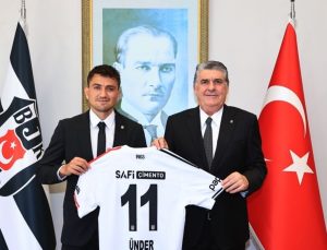 Beşiktaş’ta başkan Serdal Adalı ve yeni transfer Cengiz Ünder bir araya geldi!