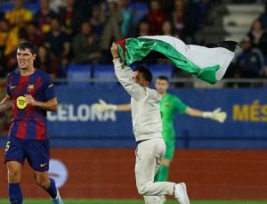 Filistin bayrağı La Liga’da olay oldu!