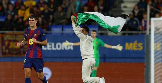 Filistin bayrağı La Liga’da olay oldu!