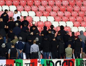 İtalyan taraftarlar İsrail ulusal marşını protesto etti