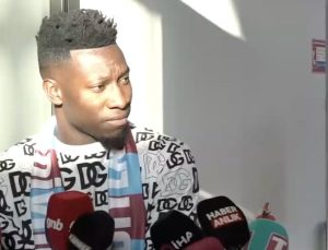 Trabzonspor’un yeni transferi Andre Onana şehre geldi! İşte ilk görüntüleri