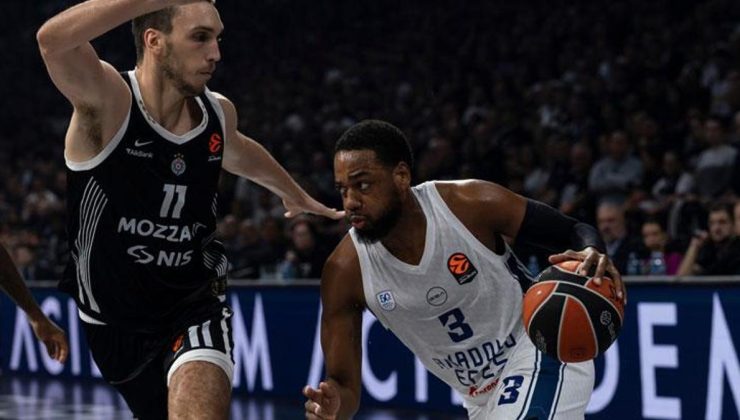 Anadolu Efes Partizan deplasmanında sonunu getiremedi… Maç sonucu 93-87