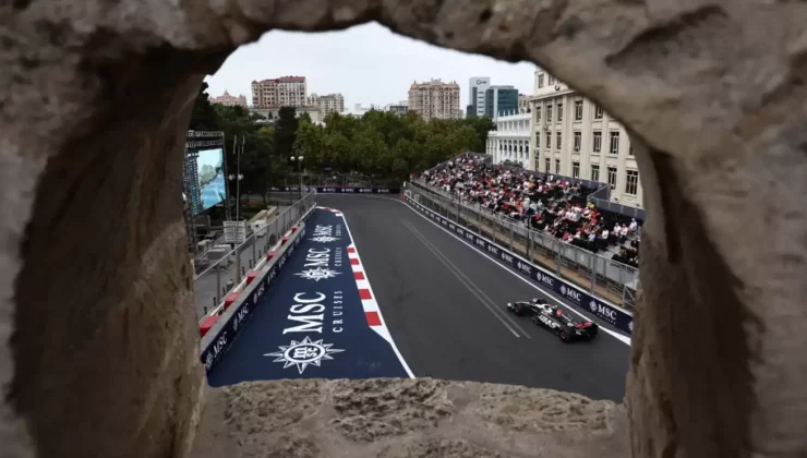 Bakü sokaklarında Formula 1 rüzgarı!