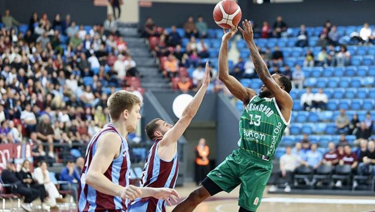 Basketbolda Bursaspor, Trabzonspor’u devirdi