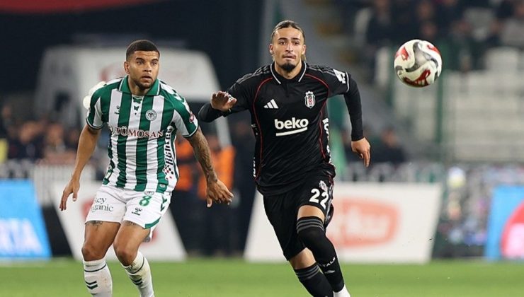 Beşiktaş ile Konyaspor, PFDK’ye sevk edildi