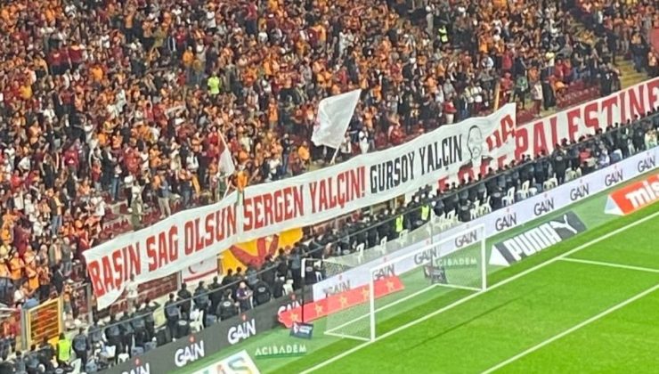 Galatasaray taraftarı Sergen Yalçın’ın kardeşi Gürsoy Yalçın’ı unutmadı!