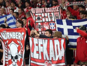 Olympiakos taraftarlarından İsrail takımlarına men çağrısı!