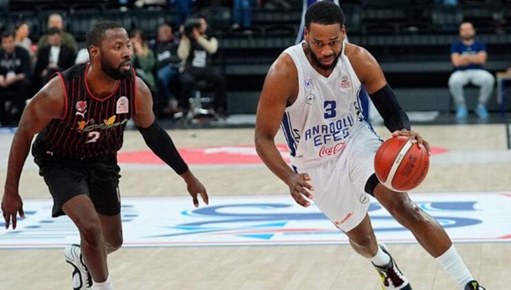 Anadolu Efes 6. haftada Manisa Basket’i 32 sayı farkla geçti, 6’da 6 yaptı