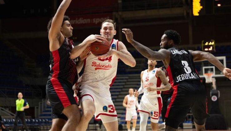 Bahçeşehir Koleji EuroCup’ta yenilgiyle tanıştı… Bahçeşehir Koleji – Hapoel Jerusalem maç sonucu 82-90