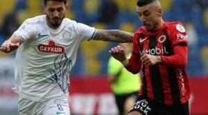 İki Golle Öne Geçen Gençlerbirliği, Rizespor'a Takıldı: Şok Sonuç!