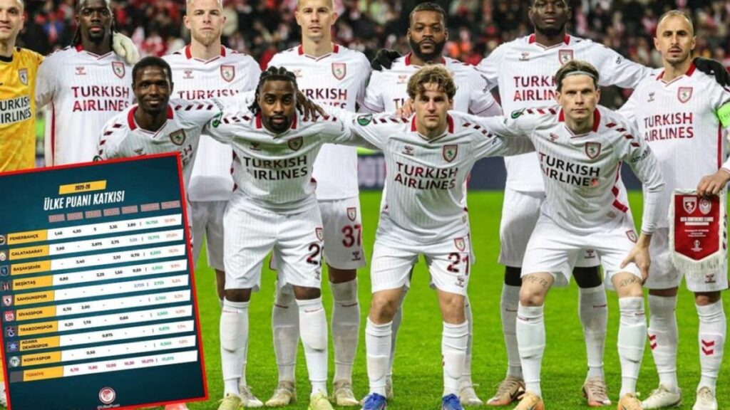 Samsunspor’un Avrupa Başarısı: Trabzonspor’u Geride Bıraktı!