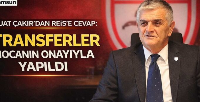 Suat Çakır’dan Thomas Reis’e Sert Yanıt: “Transferler Teknik Heyetin Onayıyla Gerçekleşti!”