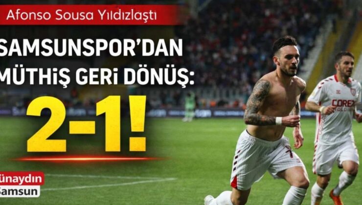 Son Dakikada Gelen Zafer: Samsunspor, Eyüpspor’u 2-1 Yenerek Tarih Yazdı!