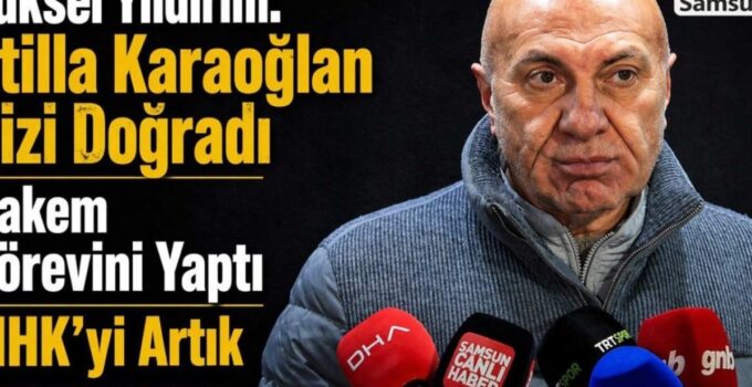 Yüksel Yıldırım’dan Şok Açıklama: “Hakem Bizi 85 Milyonun Önünde Doğradı!”