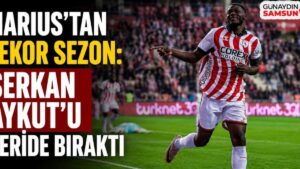 Marius'un Tarihi Performansı: Samsunspor'un Gol Kralı Olmayı Başardı!