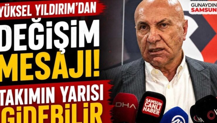 Samsunspor’da Devrim: Takımda 6-7 Futbolcuya Veda Yolda!