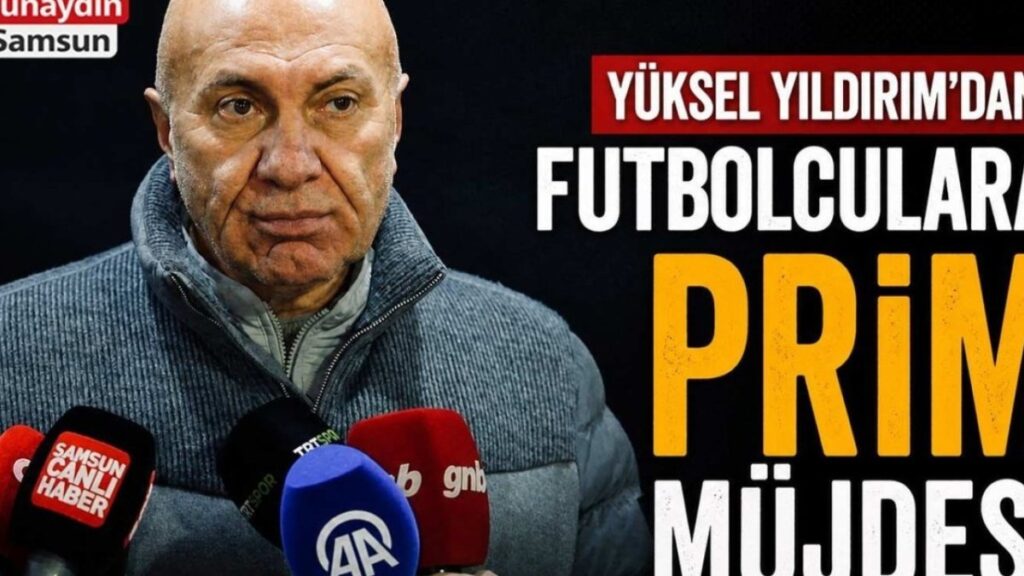 Samsunspor'dan Şaşırtan Açıklama: Futbolculara Rekor Prim Artışı!
