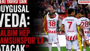 Samsunspor’un Efsane Kaptanı Zeki Yavru: "Kalbim Hep Burada Atacak"