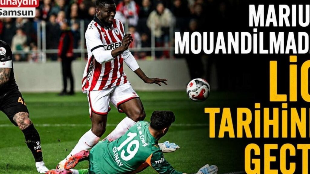 Samsunspor'un Yıldızı Marius, Süper Lig Tarihine İmzasını Attı!