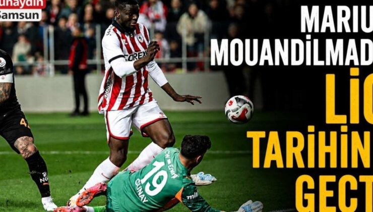 Samsunspor’un Yıldızı Marius, Süper Lig Tarihine İmzasını Attı!