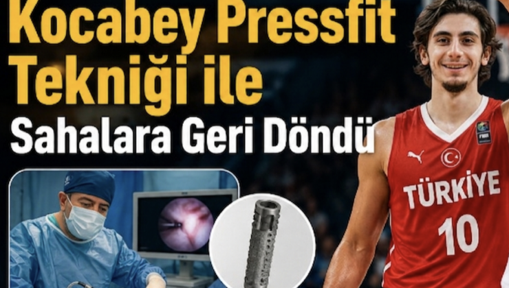Milli Basketbolcu Kocabey Pressfit Tekniği ile Sahalara Geri Döndü
