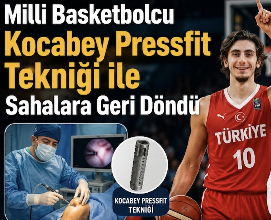 Milli Basketbolcu Kocabey Pressfit Tekniği ile Sahalara Geri Döndü