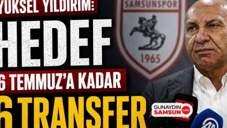 Samsunspor’da Şampiyonluk İçin İlk Adım: 6 Transfer Hedefi!