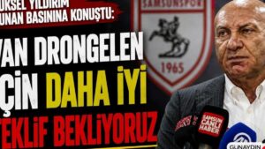 Samsunspor'da Transfer Gündemini Sarsan Açıklama: Van Drongelen İçin Daha İyi Teklifler Bekleniyor!
