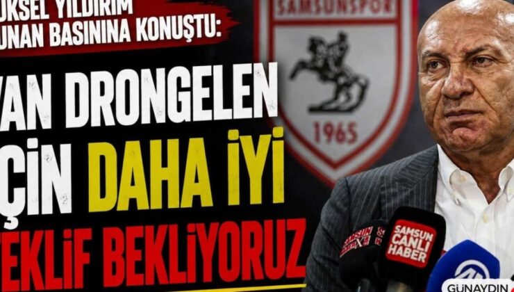 Samsunspor’da Transfer Gündemini Sarsan Açıklama: Van Drongelen İçin Daha İyi Teklifler Bekleniyor!