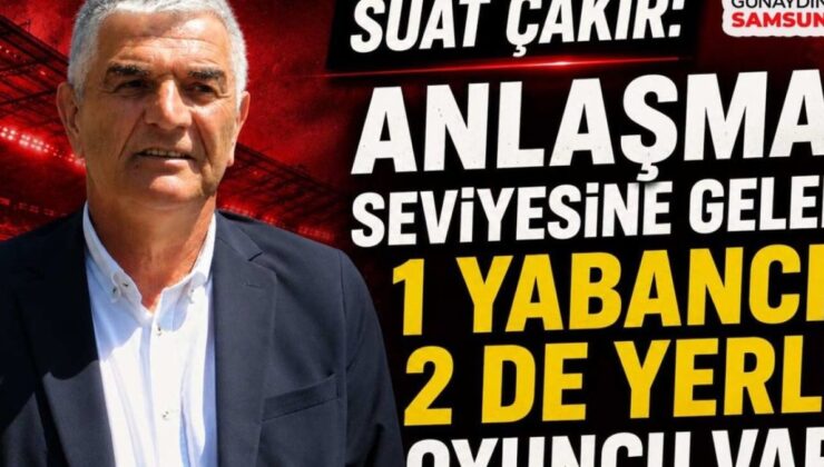 Samsunspor’da Transfer Heyecanı: Üç Yeni İsim Yolda mı?