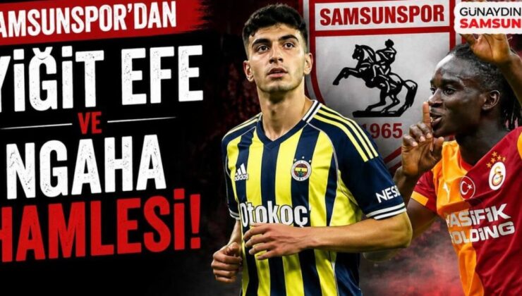 Samsunspor’un Gelecek Yıldızları: Yiğit Efe ve Ngaha İçin Kiralama Hamlesi