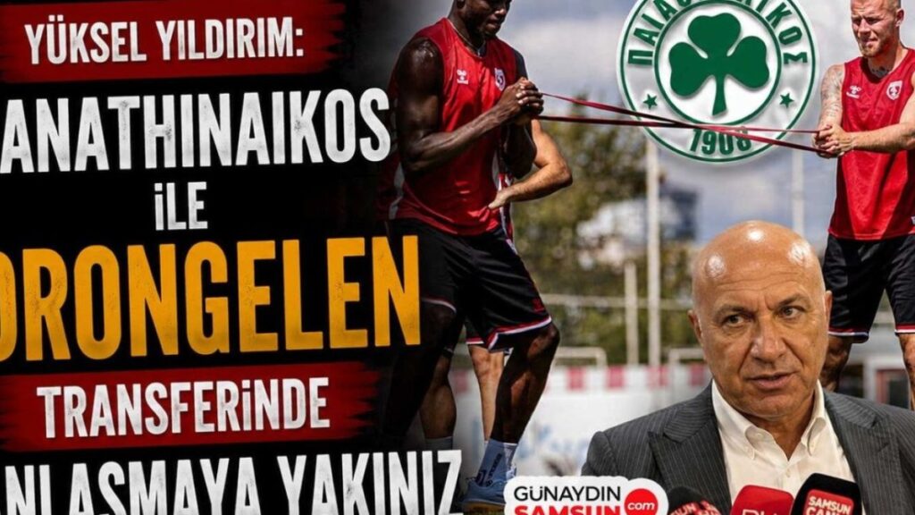 Samsunspor'da Şok Gelişme: Panathinaikos ile Drongelen Transferinde Son Viraja Geldik!