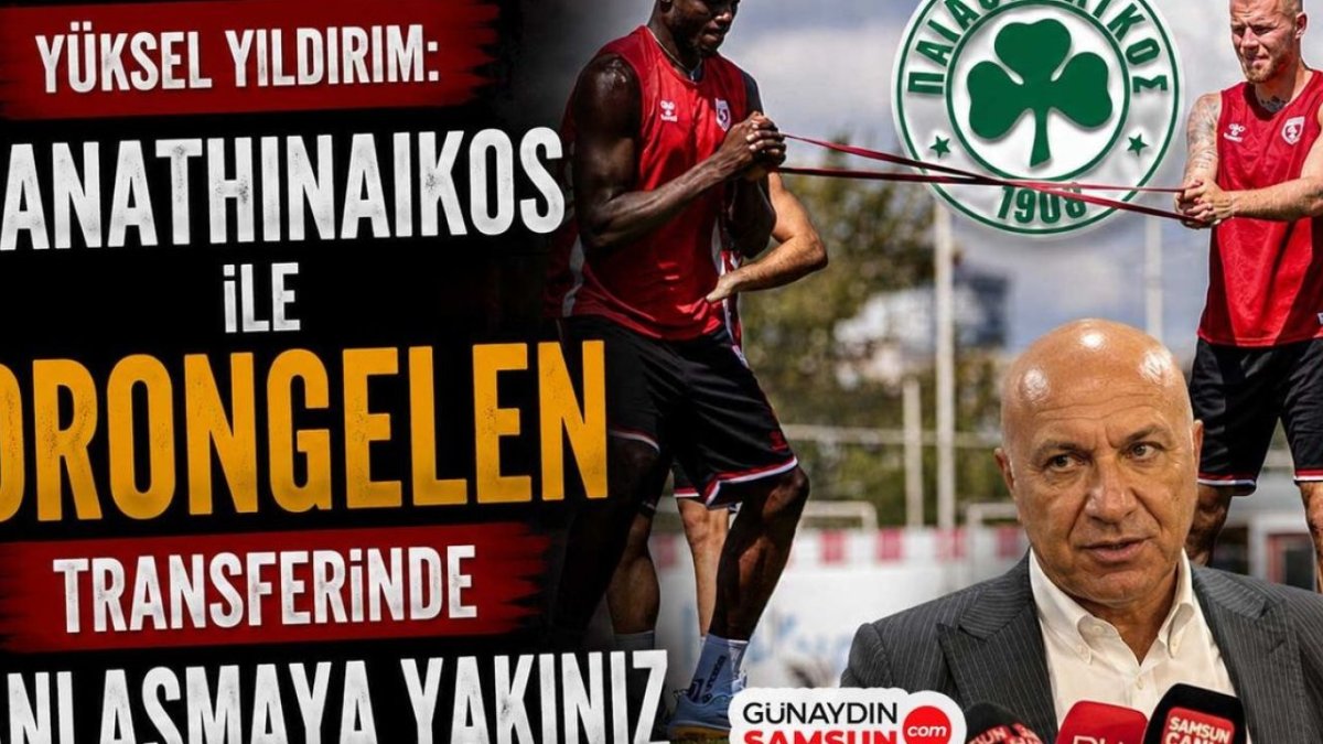 Samsunspor’da Şok Gelişme: Panathinaikos ile Drongelen Transferinde Son Viraja Geldik!