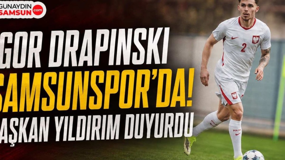 Samsunspor’a Yeni Bir Yıldız: Igor Drapinski Kadroda